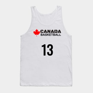 Canada Basketball Number 13 Design Gift Idea Tank Top
